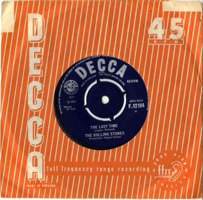 Rolling Stones,The - The Last Time/Play With Fire (F 12104 ) Ex