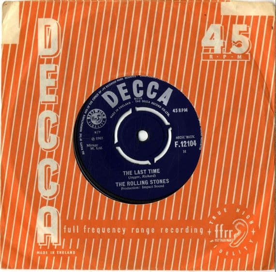 Rolling Stones,The - The Last Time/Play With Fire (F 12104 ) Ex