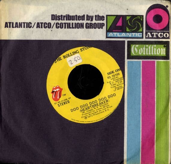 Rolling Stones,The - USA - Doo Doo Doo Doo Doo (Heartbreaker) / Sweet Black Angel (19109) M-