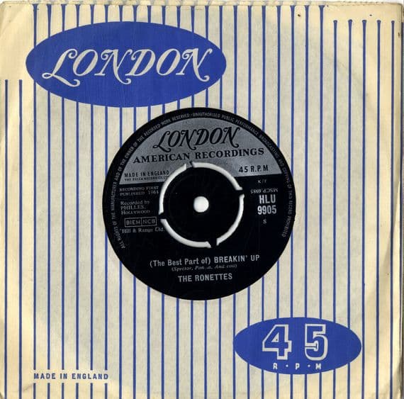 Ronettes,The - (The Best Part Of) Breakin' Up/Big Red (HLU 9905)