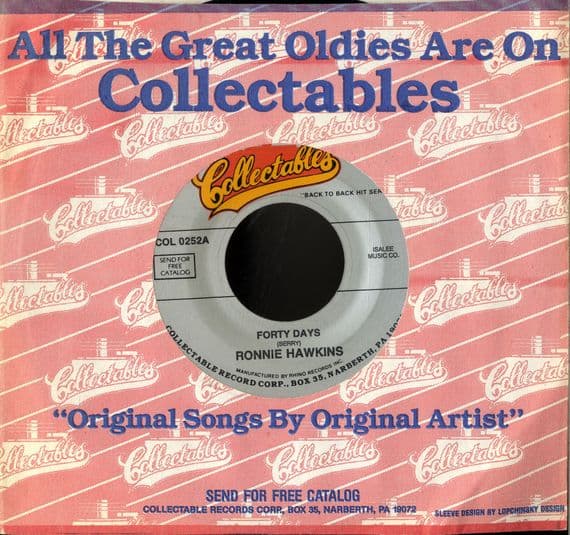 Ronnie Hawkins - Forty Days/Mary Lou (COL 0252) M-