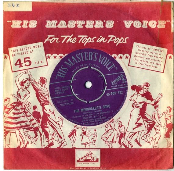 Ronnie Hilton - The Moonraker's Song/That's Why I Was Born (Pop 422)
