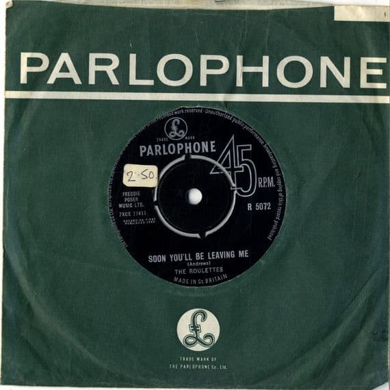 Roulettes,The - Soon You'll Be Leaving Me/Tell Tale Tit (R 5072)