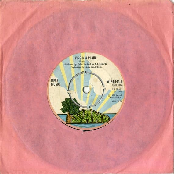Roxy Music - Virginia Plain/The Numberer (WIP 6144)