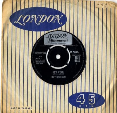 Roy Orbison - It's Over/Indian Wedding (HLU 9882)