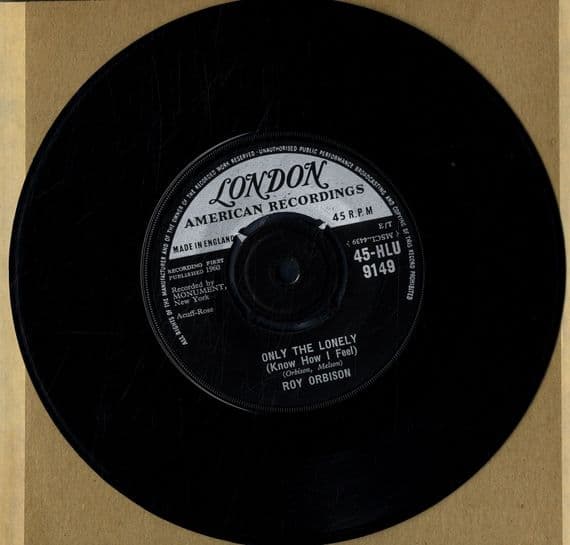 Roy Orbison - Only The Lonely/Here Comes That Song Again (HLU 9149)