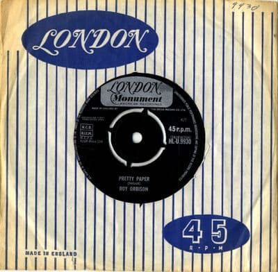Roy Orbison - Pretty Paper/Summersong (HL-U 9930) Ex