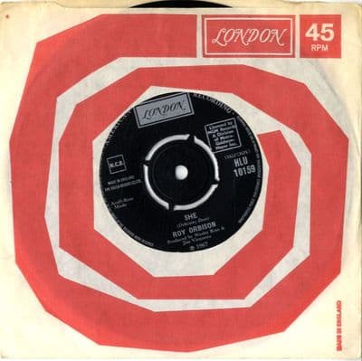 Roy Orbison - She/Here Comes The Rain Baby (HLU 10159)