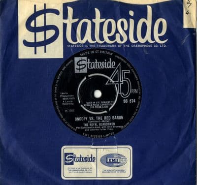 Royal Guardsmen,The - Snoopy vs. The Red Baron/I Needed You (SS 574)