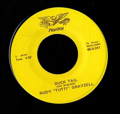 Rudy 'Tutti' Grayzell - Duck Tail/You're Gone (S-241) M-