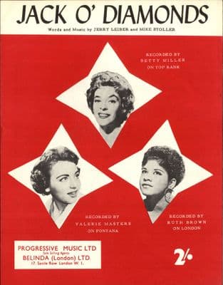 Ruth Brown - Betty Miller - Valerie Masters - Jack O' Diamonds - Mint