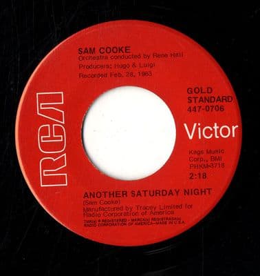 Sam Cooke - Another Saturday Night/Send Me Some Lovin' (447-0706)