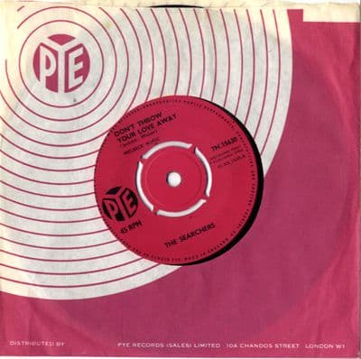Searchers,The - Don't Throw Your Love Away/I Pretend I'm With You (15630) Ex