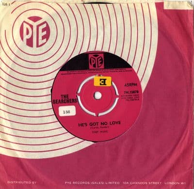 Searchers,The - He's Got No Love/So Far Away (7N 15878) M-
