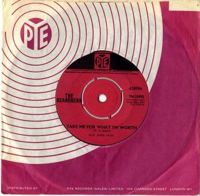 Searchers,The - Take Me For What It's Worth/Too many Miles (7N  15992) Ex