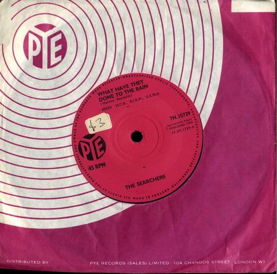 Searchers,The - What Have They Done To The Rain (7N 15739) M-