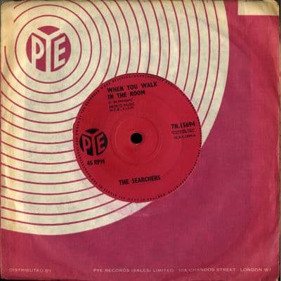 Searchers,The - When You Walk In The Room/(I'll Be) Missing You (15694) Solid Centre - Ex