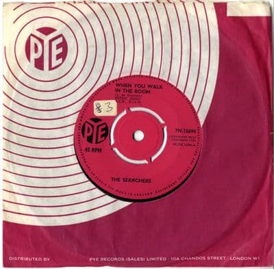 Searchers,The - When You Walk In The Room/I'll Be Missing You (7N 15694) M-