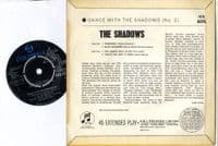 Shadows,The - Dance With the Shadows No. 2  (SEG 8375) Autographed  by Hank