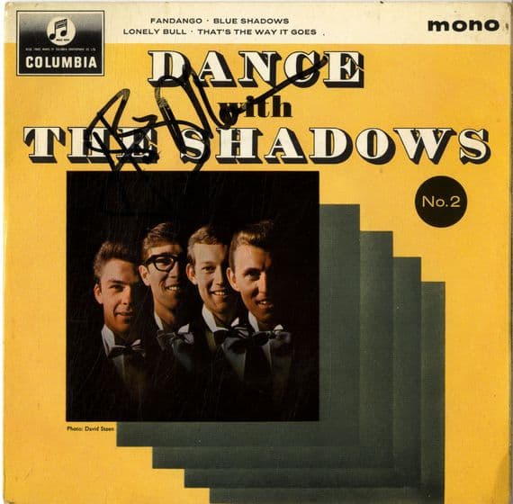 Shadows,The - Dance With the Shadows No. 2  (SEG 8375) Autographed  by Hank