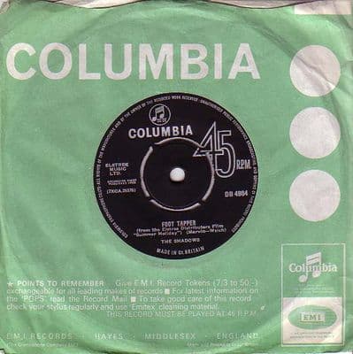 Shadows,The - Foot Tapper/The Breeze And I (DB 4984)