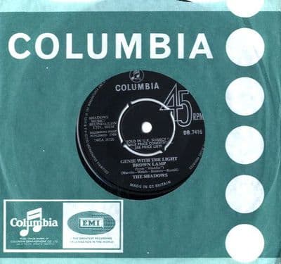 Shadows,The - Genie With The Light Brown Lamp/Little Princess (DB 7416) Ex