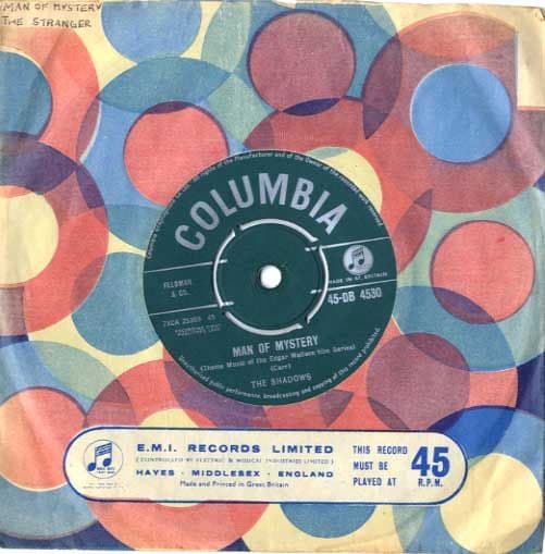 Shadows,The - Man Of Mystery/The Stranger (DB 4530) Ex