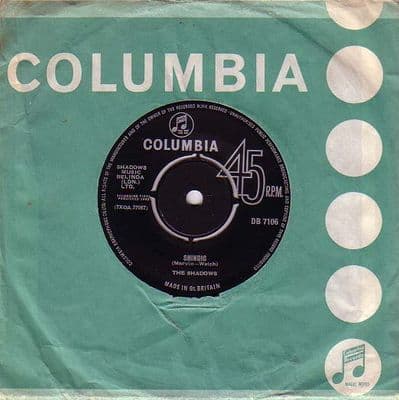 Shadows,The - Shindig/It's Been A Blue Day (DB 7106)