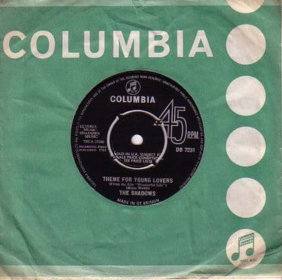 Shadows,The - Theme For Young Lovers/This Hammer (DB 7231)