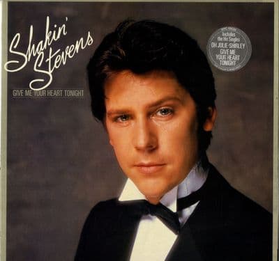 Shakin' Stevens - Give Me Your Heart Tonight (EPC 10035) Promo Stamped