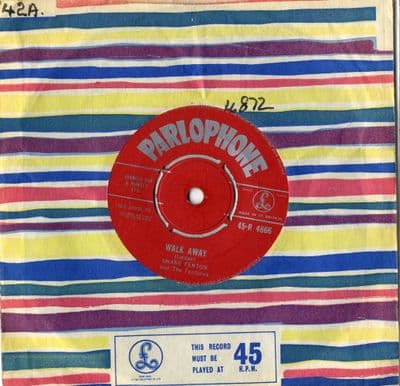 Shane Fenton - Walk Away/Fallen Leaves On The Ground (R 4866)