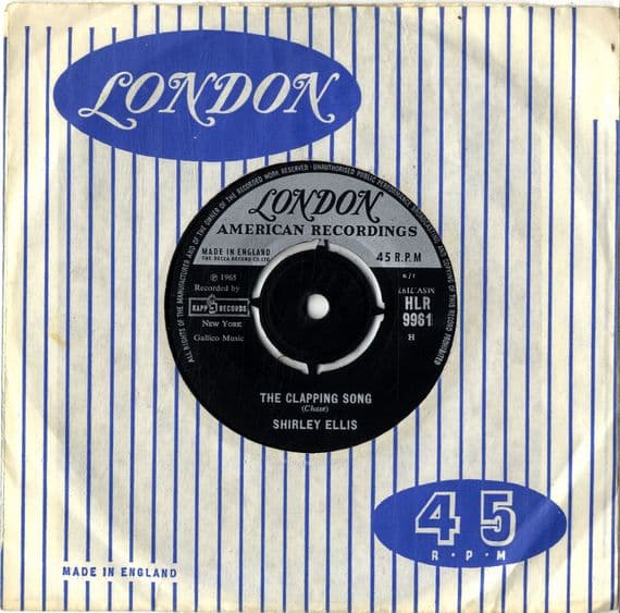 Shirley Ellis - The Clapping Song/This Is Beautiful (HLR 9961) M-