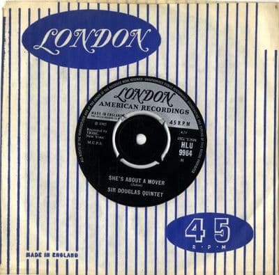 Sir Douglas Quintet - She's About A Mover/We'll Take Our Last Walk Tonight (HLU 9964) Ex