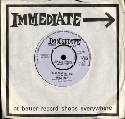 Small Faces - Here Come The Nice/Talk To You (IM 050) M-