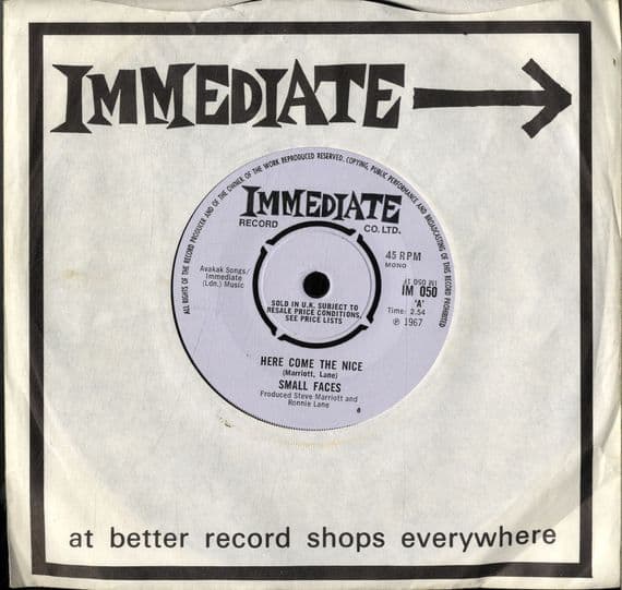 Small Faces - Here Come The Nice/Talk To You (IM 050) M-