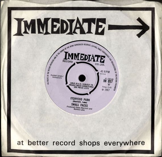 Small Faces - Itchycoo Park/I'm Only Dreaming (IM 057) M-