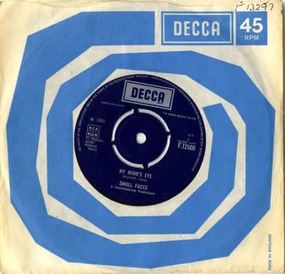 Small Faces - My Mind's Eye/I Can't Dance With You (F 12500)