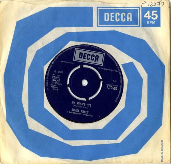 Small Faces - My Mind's Eye/I Can't Dance With You (F 12500)