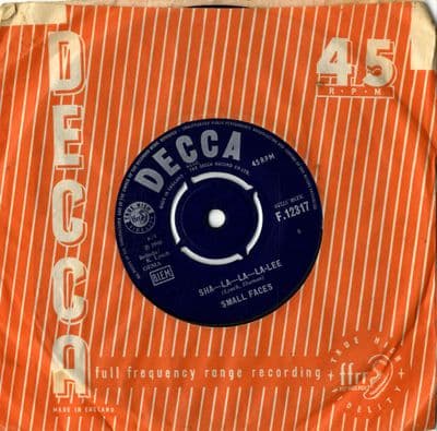 Small Faces - Sha La La La Lee/Grow your Own (F 12317)