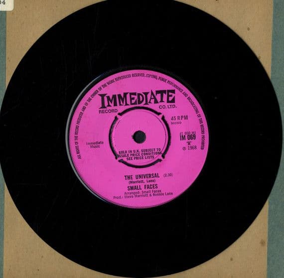 Small Faces - The Universal/Donkey Rides, A Penny A Glass (IM 069) M-