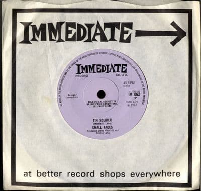 Small Faces - Tin Soldier/I Feel Much Better (062) Ex