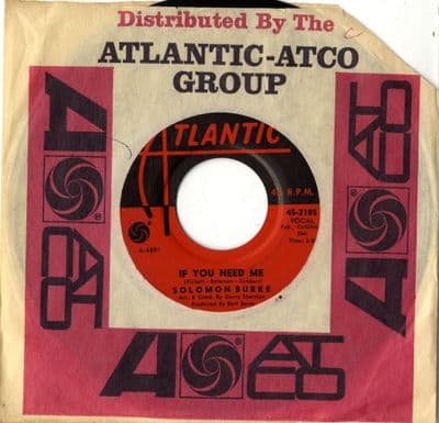 Solomon Burke - If You Need Me/You Can Make It If You  Try (2185)