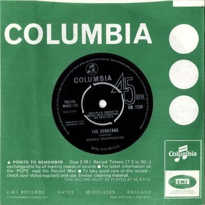 Sounds Incorporated - The Spartans/Detroit (DB 7239) Ex