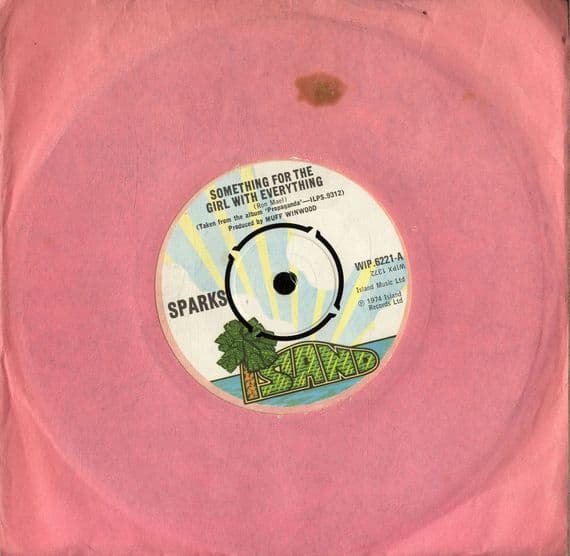 Sparks - Something For The Girl With Everything/Marry Me (WIP 6221) M-