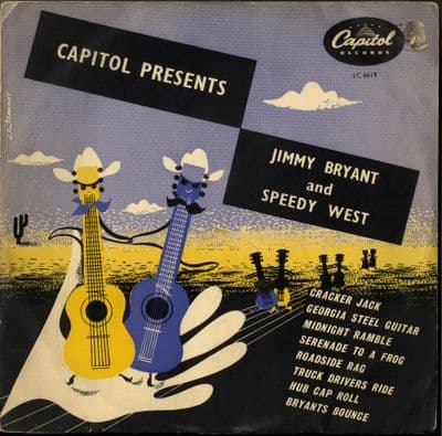 Speedy West and Jimmy Bryant - Cracker  Jack - Midnight Ramble (LC 6619) Rare 1953 10