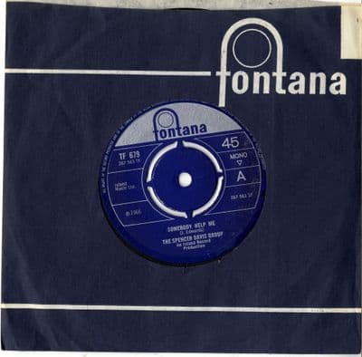 Spencer Davis Group,The - Somebody Help Me/Stevie's Blues (TF 679) M-