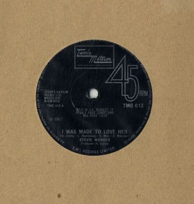 Stevie Wonder - I Was Made To Love Her/Hold Me (TMG 613)