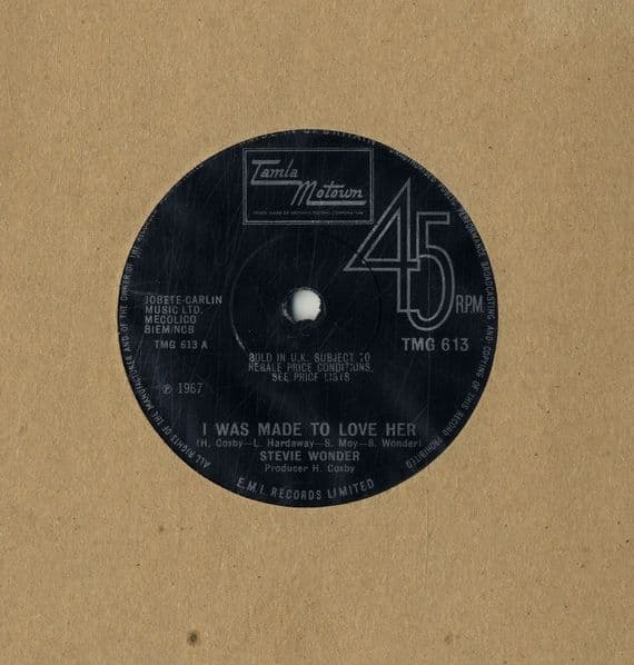 Stevie Wonder - I Was Made To Love Her/Hold Me (TMG 613)