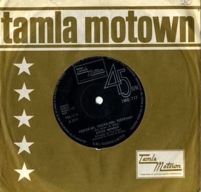 Stevie Wonder - Yester-Me, Yester-You,Yesterday/I'd Be A Fool Right Now (TMG 717)