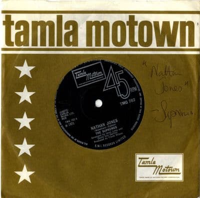 Supremes,The - Nathan Jones/Happy (Is A Bumpy Road)  TM 782 - Ex